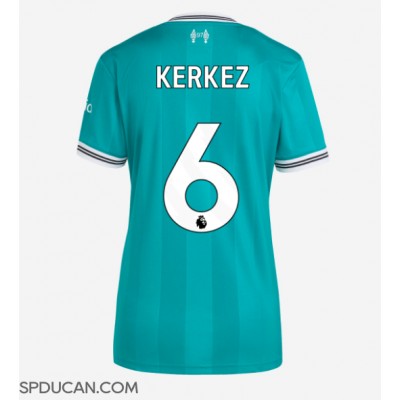 Zenski Nogometni Dres Liverpool Milos Kerkez #6 Rezervni 2025-26 Kratak Rukav Zenski Nogometni Dres Liverpool Milos Kerkez #6 Rezervni 2025-26 Kratak Rukav